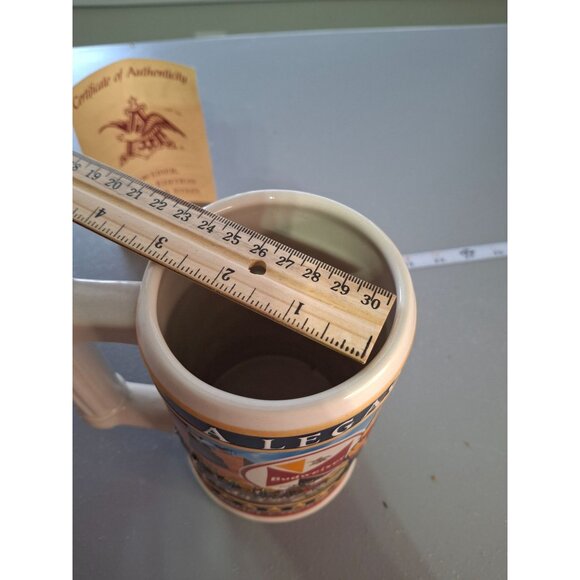 Vtg Budweiser Limited Edition Stein August A. Busch Jr. Anheuser-Busch Inc. COA - Picture 11 of 11